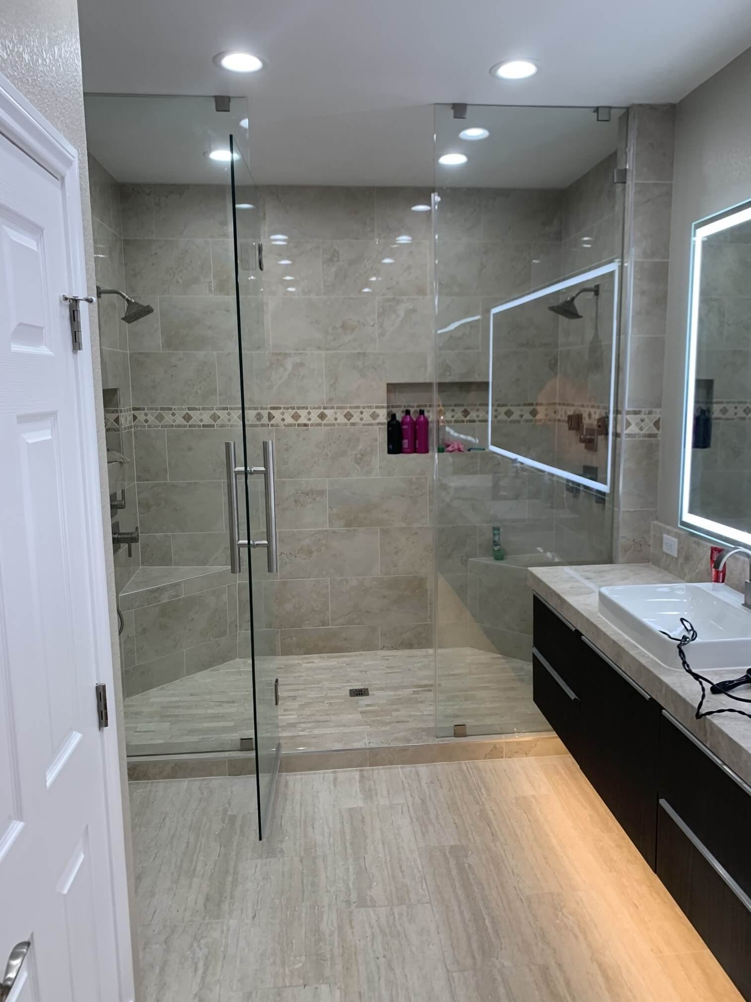 Professional bathroom remodeling team collaboration in Miami Beach - Expert designers and craftsmen working together